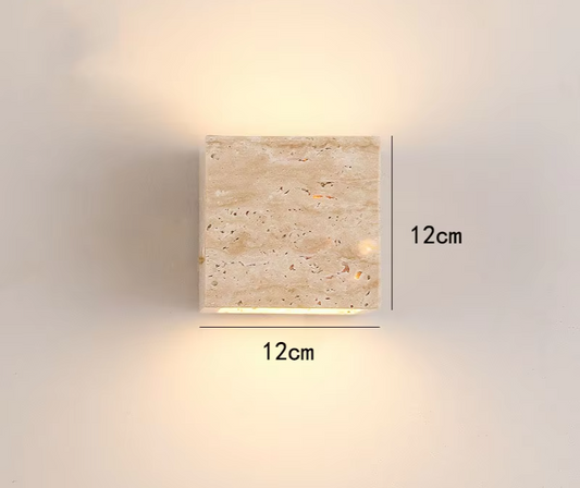 Luxe Marmeren Wandlamp – Stijlvolle LED Verlichting