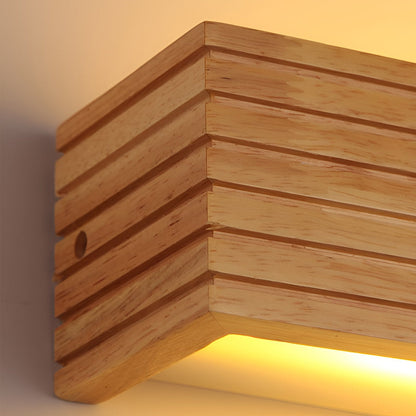 WoodGlow Waterdichte Scandinavische LED wandlamp