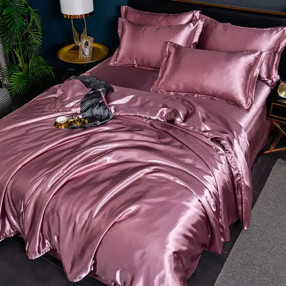 SilkSerenity | Luxe Effen Dekbedovertrek