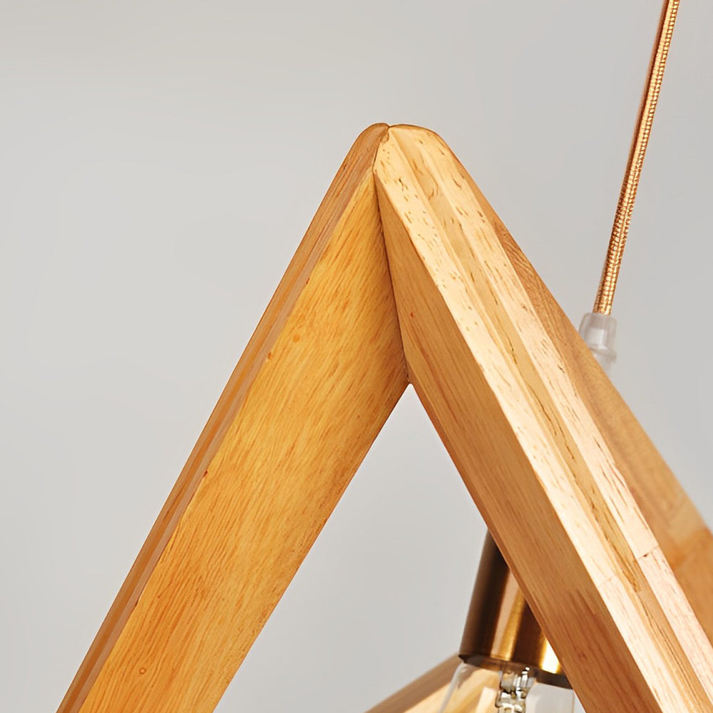 NovaFrame | Scandinavische Hanglamp met Houten Frame