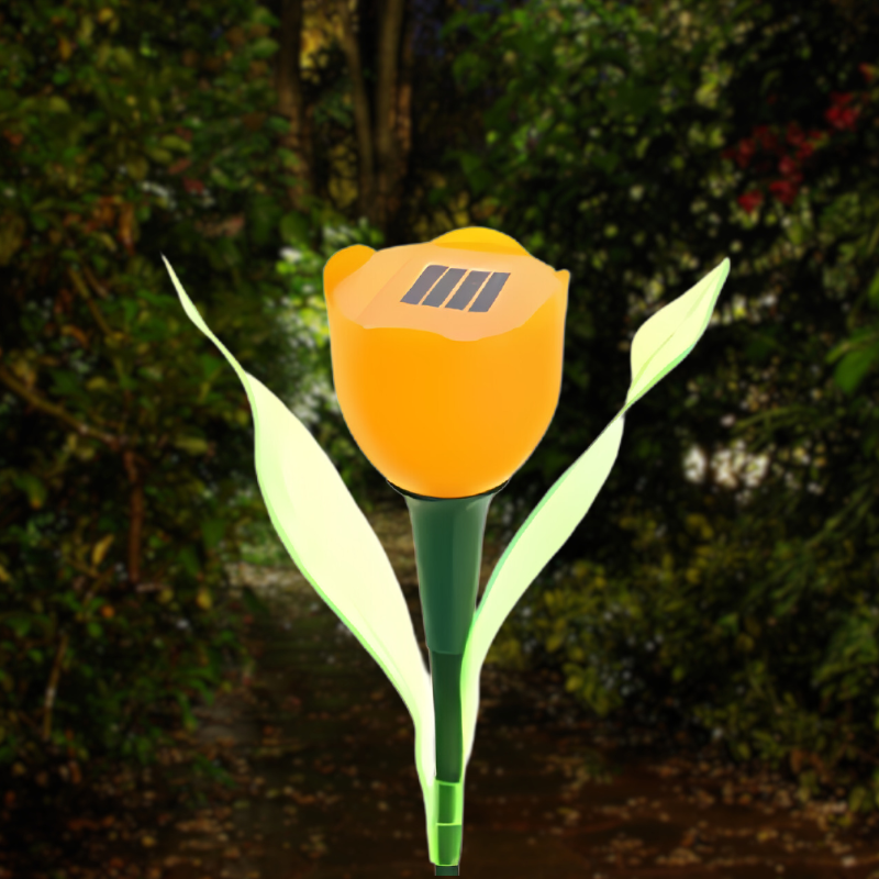 BlütenblattGlanz – Solar Tulpenlamp voor de Tuin | Elegante Zonne-energie Buitenverlichting