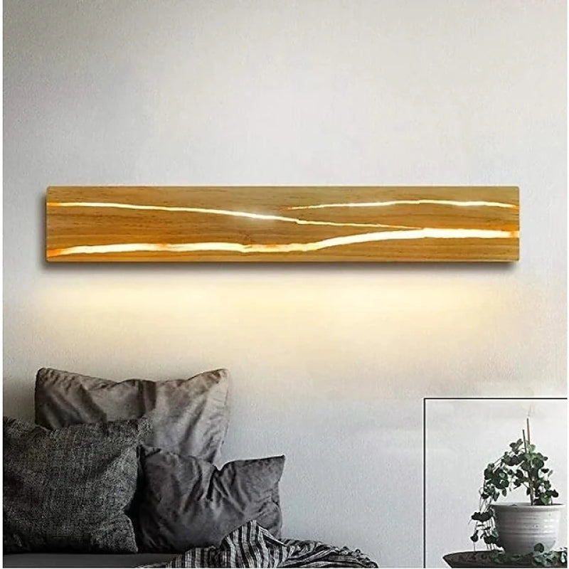 TimberLuxe LED wandlamp met warme gloed