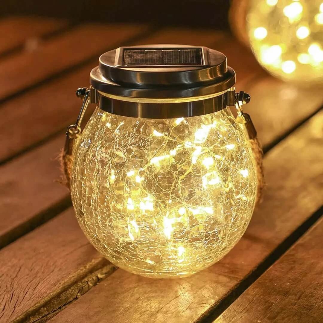 SonnenFunke | Duurzame glazen lamp op zonne-energie