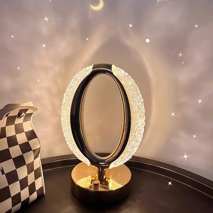 CrystalLuxe | Luxe en minimalistische kristallen tafellamp