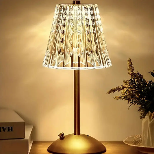 CrystalGlow | Moderne en luxe kristallen tafellamp