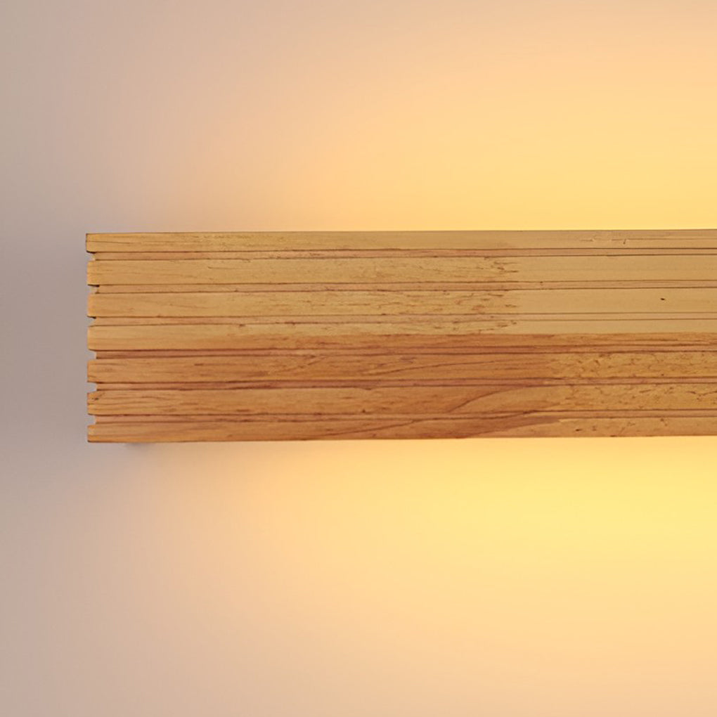 WoodGlow Waterdichte Scandinavische LED wandlamp