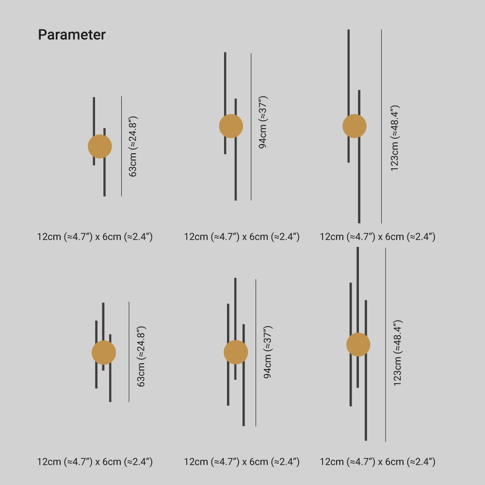 LightStripe | Verticale LED-bar wandlamp