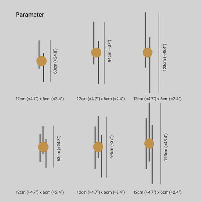 LightStripe | Verticale LED-bar wandlamp