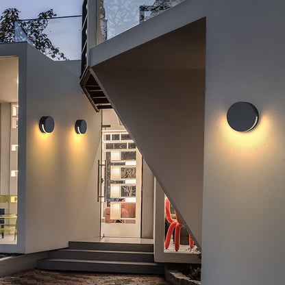 Moderne Ronde Glas IP65 Waterdichte Buiten Wandlamp