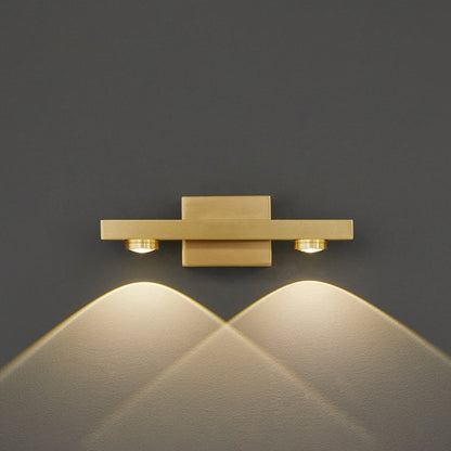 GoldWave | Elegante gouden accent wandlamp