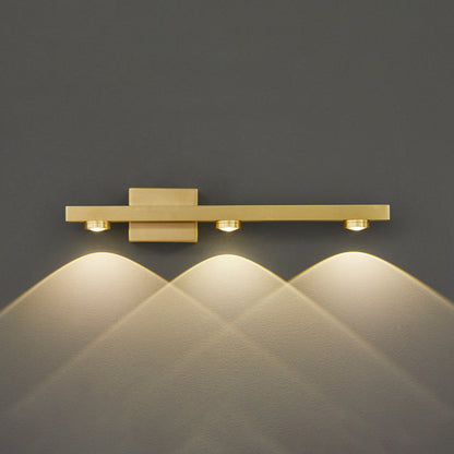 GoldWave | Elegante gouden accent wandlamp