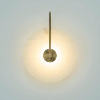 Albaster Steen Led Wandlamp