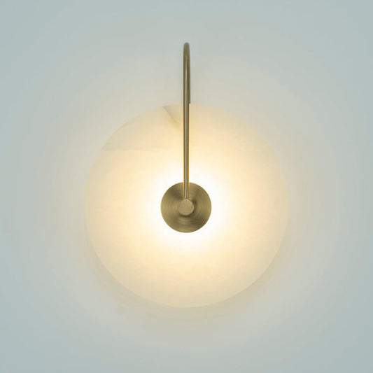 Albaster Steen Led Wandlamp