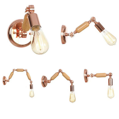 Verstelbare vintage wandlamp