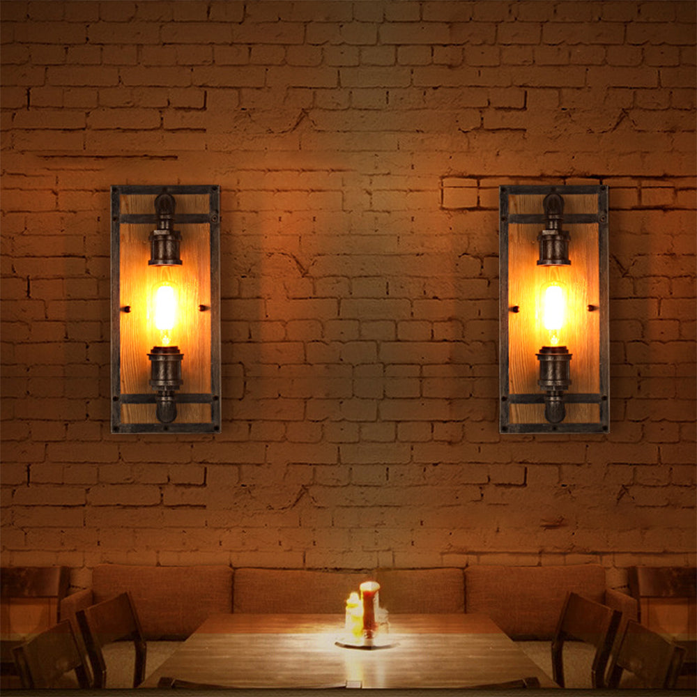 TimberBeam | Retro industriële wandlamp