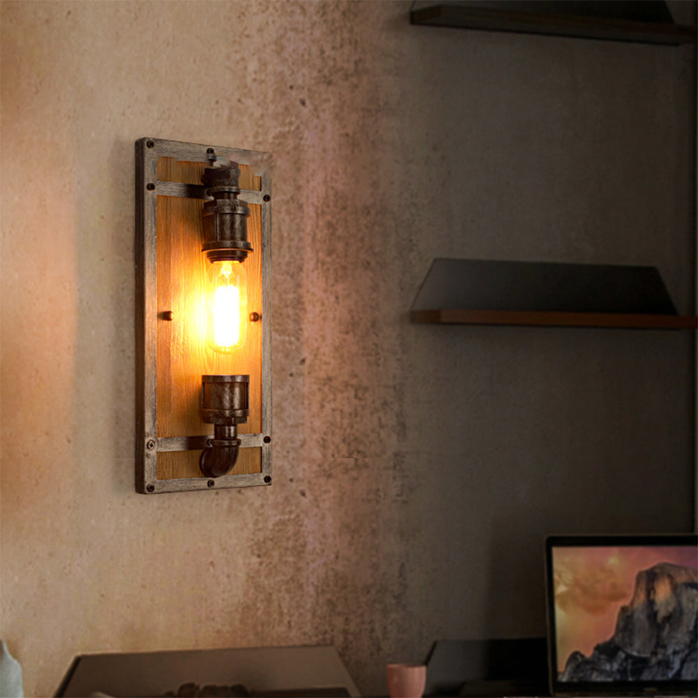 TimberBeam | Retro industriële wandlamp