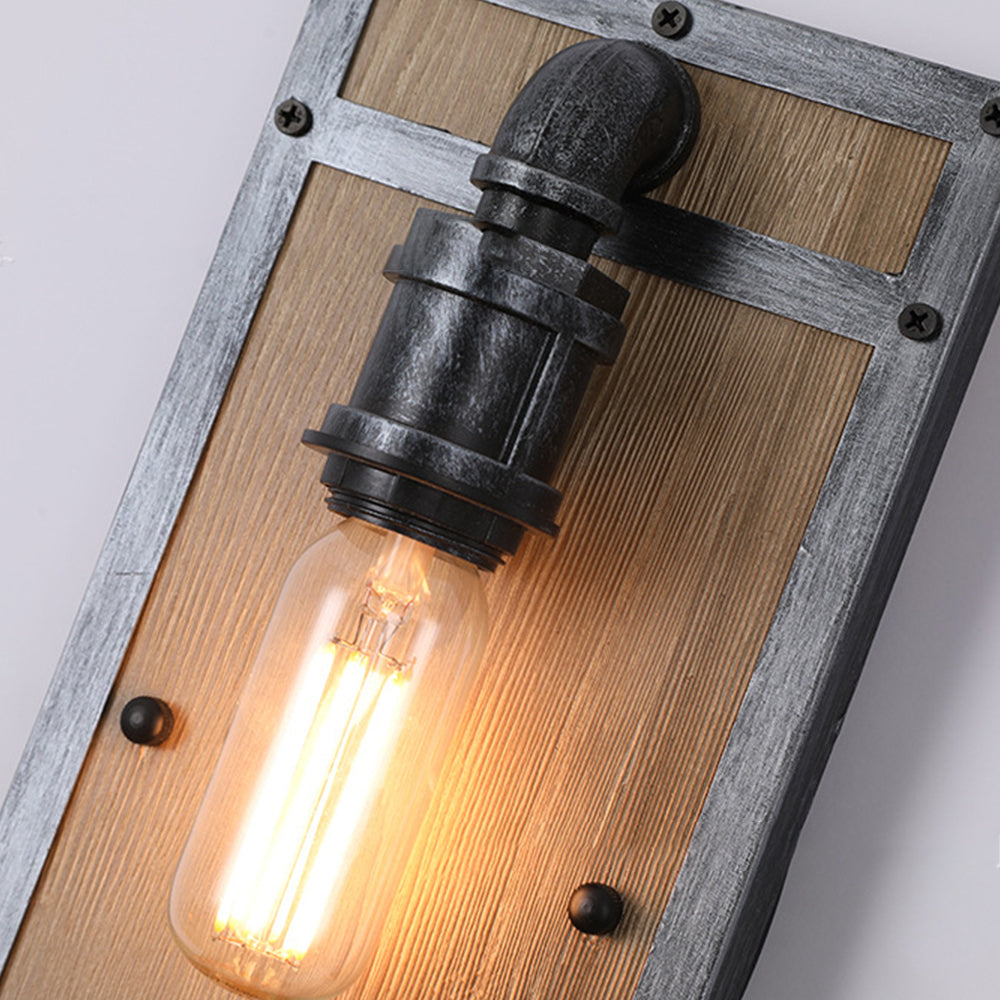 TimberBeam | Retro industriële wandlamp