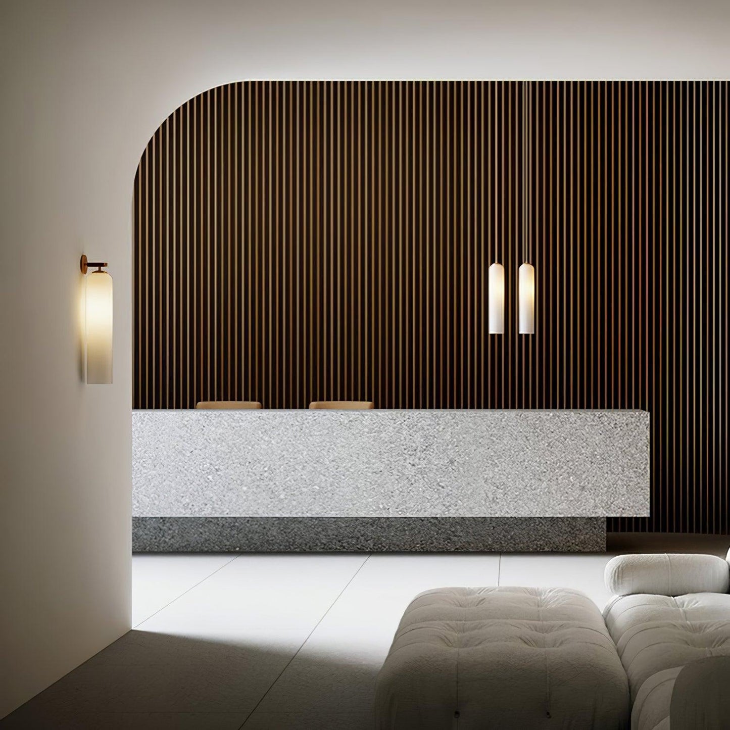 TubeGlow | Elegante glazen buis wandlamp