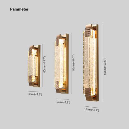 LuxeLine | Dimbare kristallen wandlamp