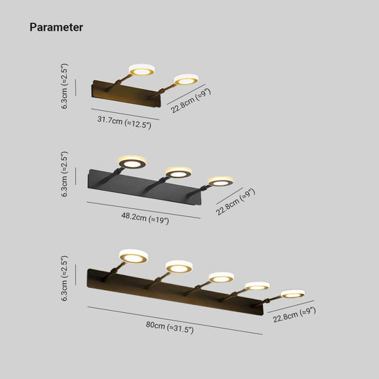 TriAxis LED wandlamp
