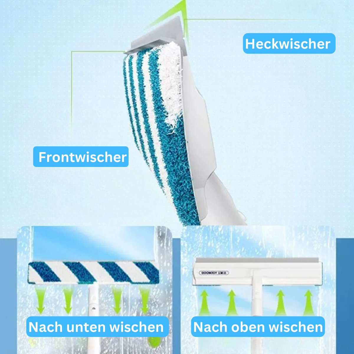 SparkleGuard Functionele & moderne 3 in 1 ruitenreiniger