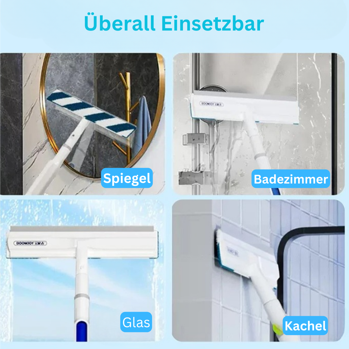 SparkleGuard Functionele & moderne 3 in 1 ruitenreiniger