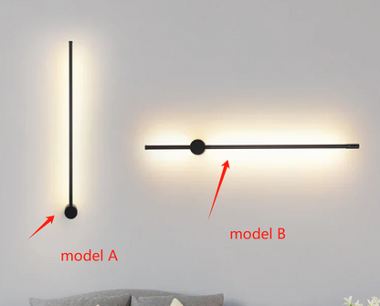 VALENO Dimbare Wandlamp | Met Afstandsbediening & Luxe Aluminium Afwerking