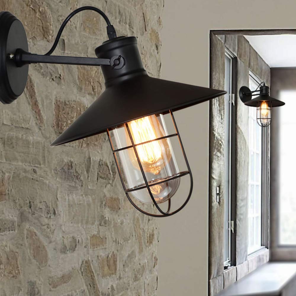 BarnBright | Klassieke raster wandlamp