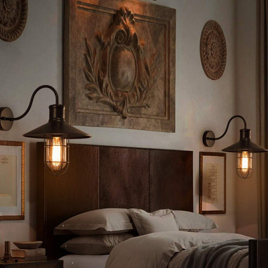 BarnBright | Klassieke raster wandlamp