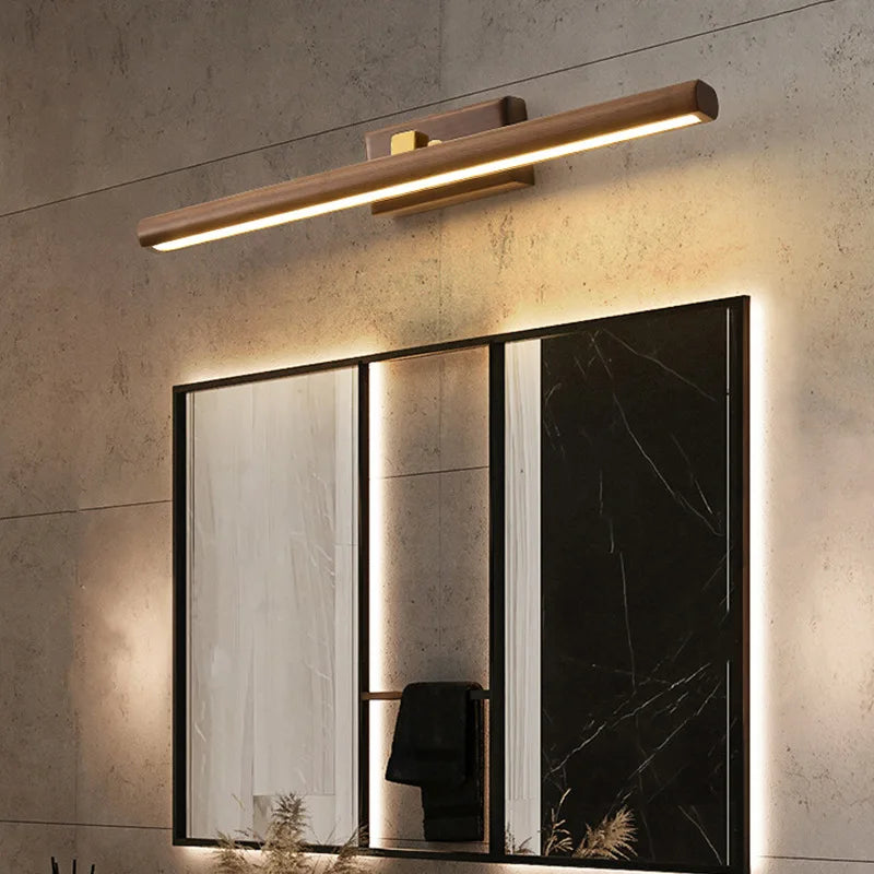 LumiMystic - Wandlamp van Zwarte Walnoot muurverlichting