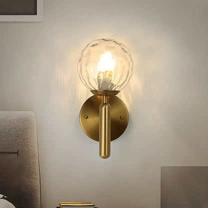 ClaireLum -  Wandlamp van bewerkt glas