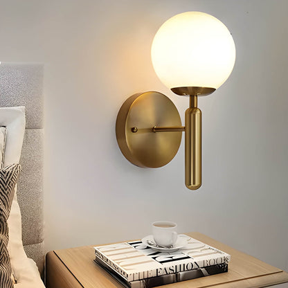 ClaireLum -  Wandlamp van bewerkt glas