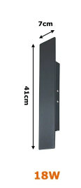 Waterdichte LED Strip Wandlamp