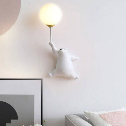 BearClock - Grappige LED beer wandlamp voor de kinderkamer