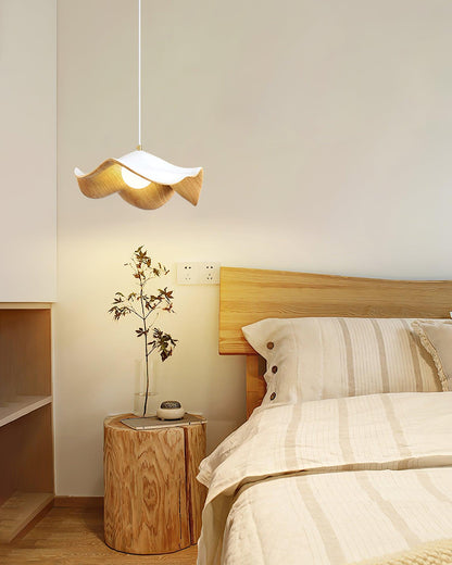 ElementBois - Hanglamp in Hars Lotus Plafondlamp