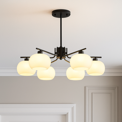 Bauhaus kroonluchter voor slaapkamer