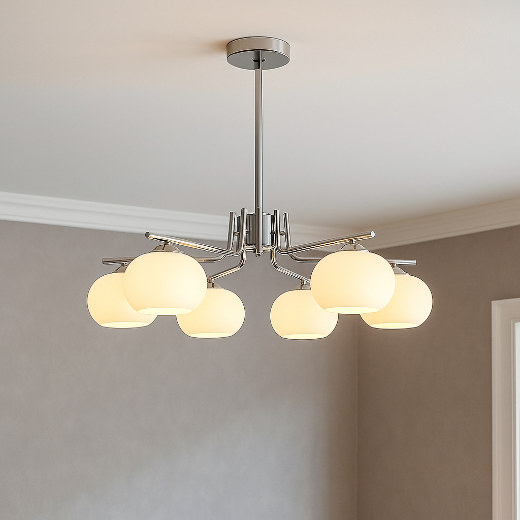Bauhaus kroonluchter voor slaapkamer