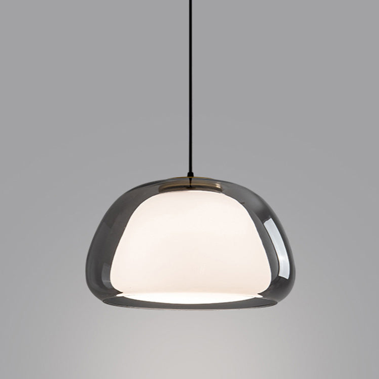 Moderne melkglas gelei hanglamp