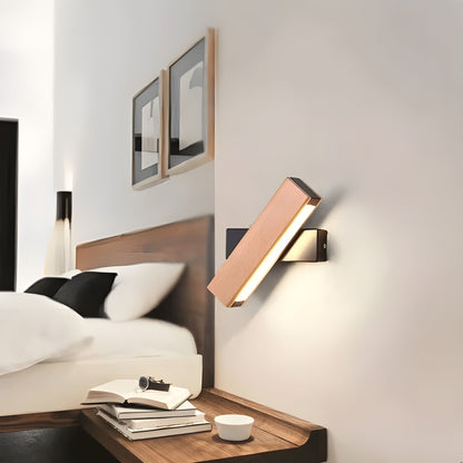ScandiGlow | Houten LED-Wandlamp