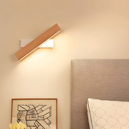 ScandiGlow | Houten LED-Wandlamp