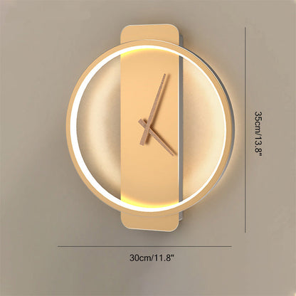 ZenTime | Strakke Wandklok met Rustgevend Licht