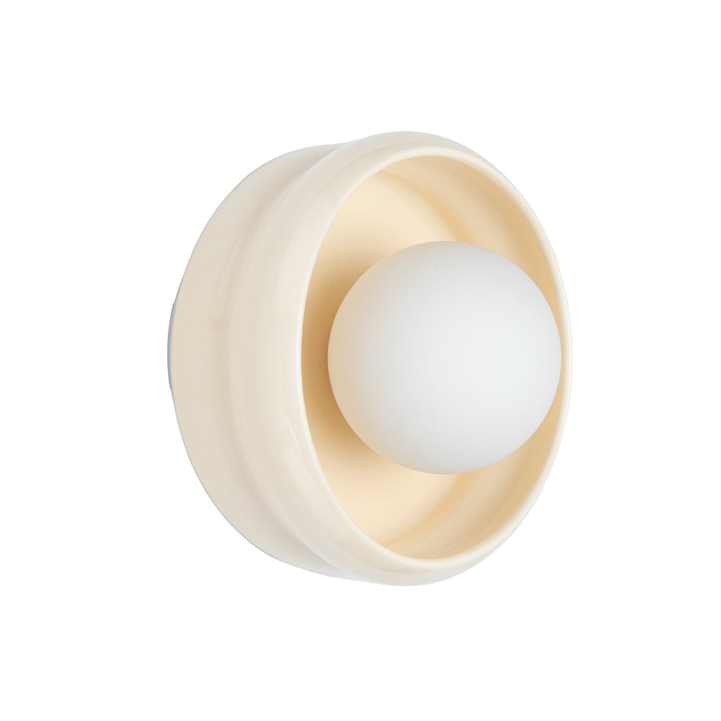 LumiRing | Elegante ronde keramische wandlamp