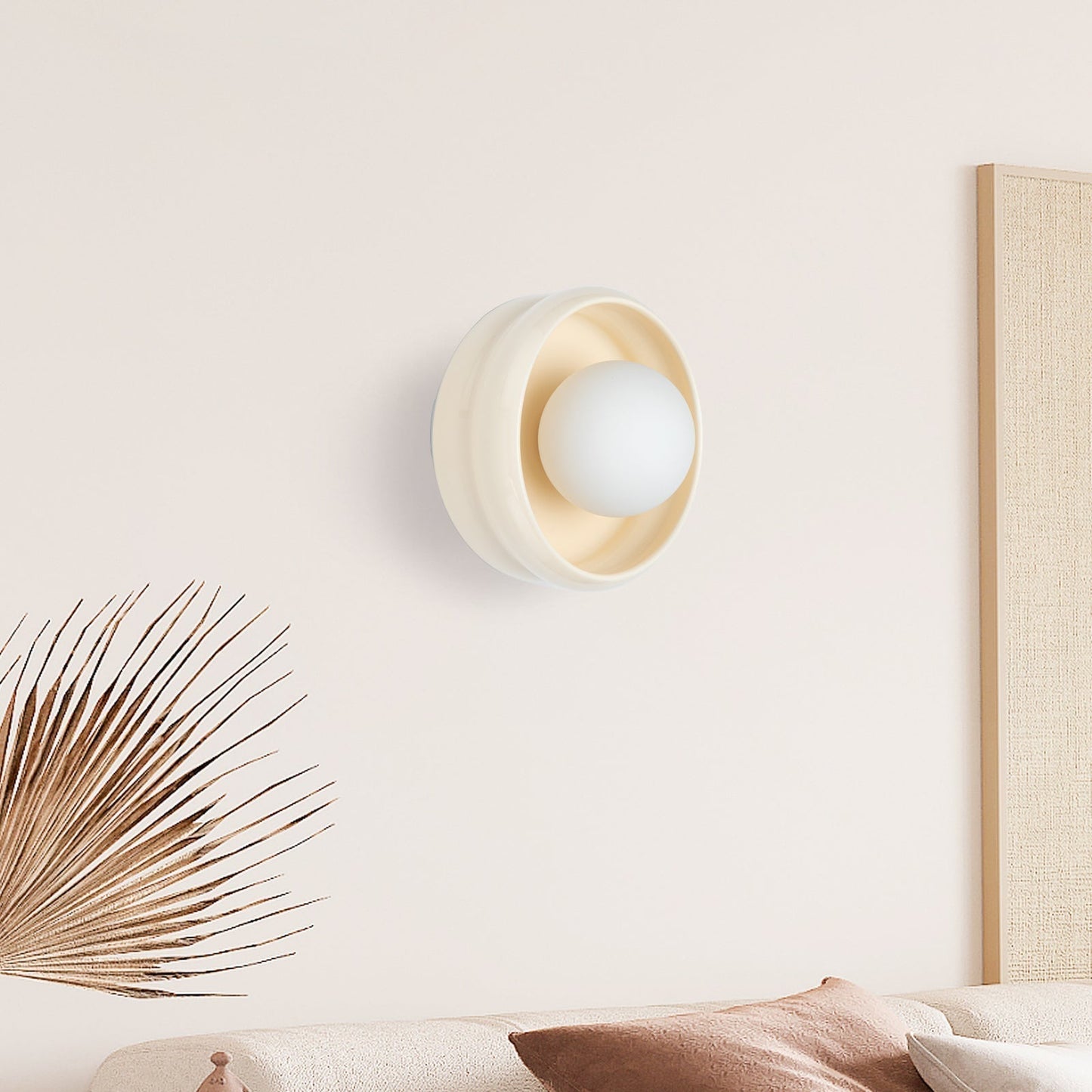 LumiRing | Elegante ronde keramische wandlamp
