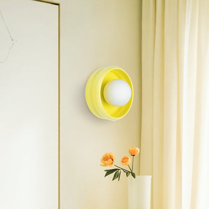LumiRing | Elegante ronde keramische wandlamp
