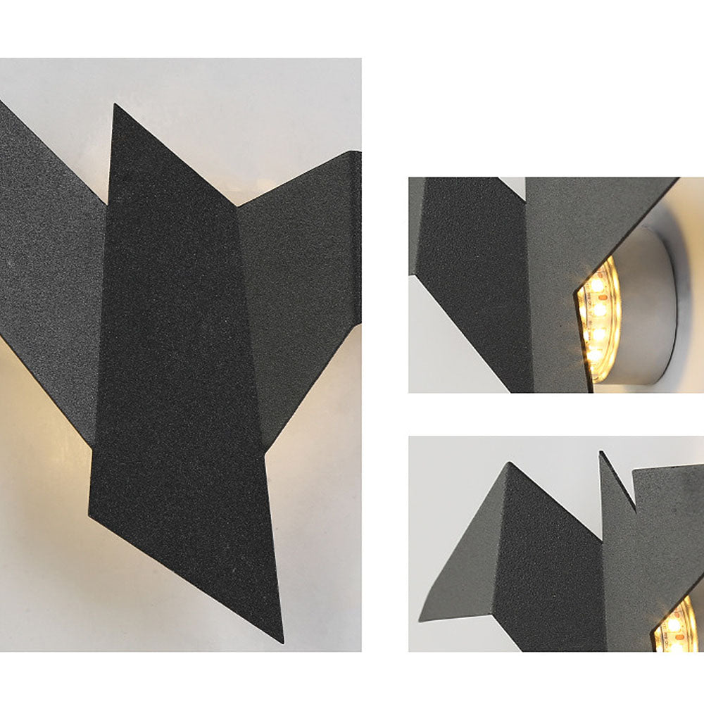 LumenBird | Artistieke ijzeren wandlamp