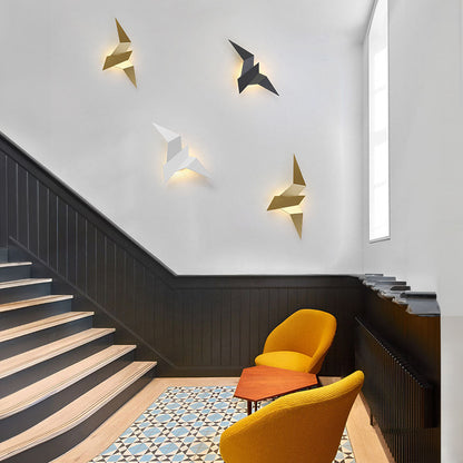 LumenBird | Artistieke ijzeren wandlamp