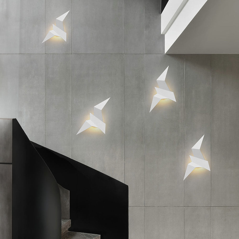 LumenBird | Artistieke ijzeren wandlamp
