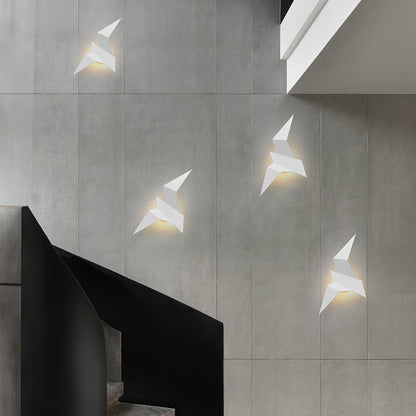 LumenBird | Artistieke ijzeren wandlamp