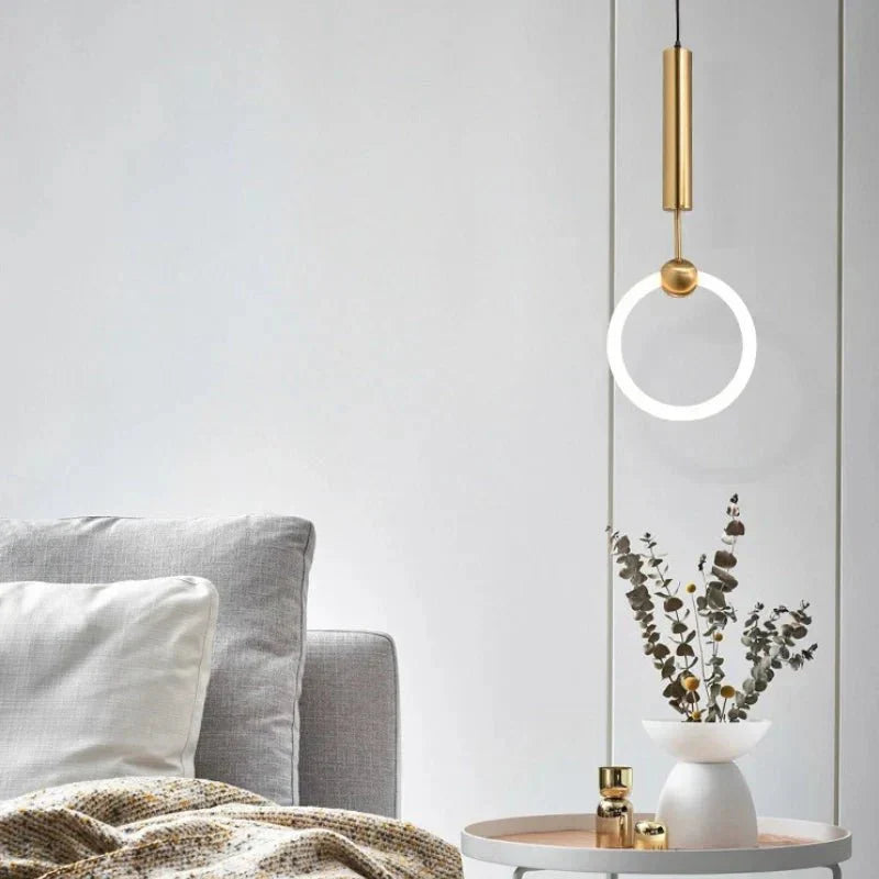 SolsticeRing Hanglamp – Minimalistisch en Stijlvol Lichtpunt