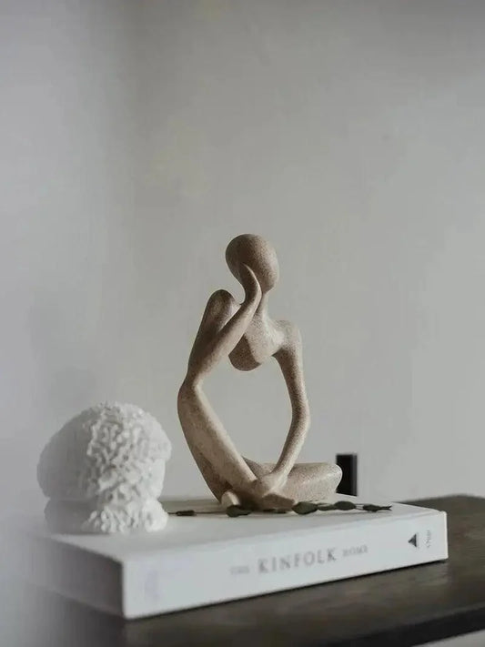 De Denker - Abstracte Sculptuur